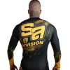 Męskie Street Autonomy Męskie>Rashguard Long Divison black/gold 2022
