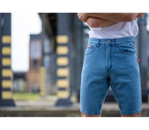 Męskie Street Autonomy Spodenki>SPODENKI JEANS RALF LIGHT BLUE 2023