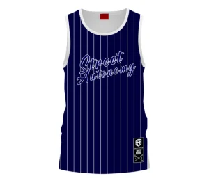 Męskie Street Autonomy Tank Top>TANK TOP BASEBALL BLUE 2024