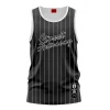 Męskie Street Autonomy Tank Top>TANK TOP BASEBALL BLACK 2024