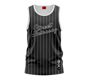 Męskie Street Autonomy Tank Top>TANK TOP BASEBALL BLACK 2024