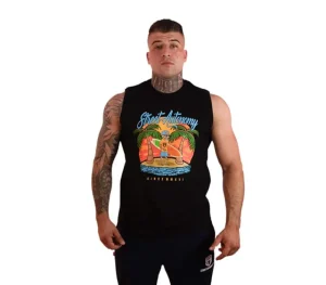 Męskie Street Autonomy Tank Top>Tank top Palm black 2022