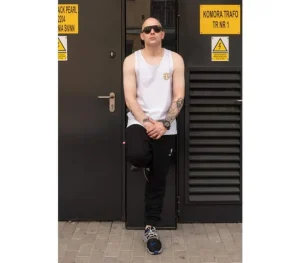 Męskie Street Autonomy Tank Top>Tank top Small Logo white/gold 2022